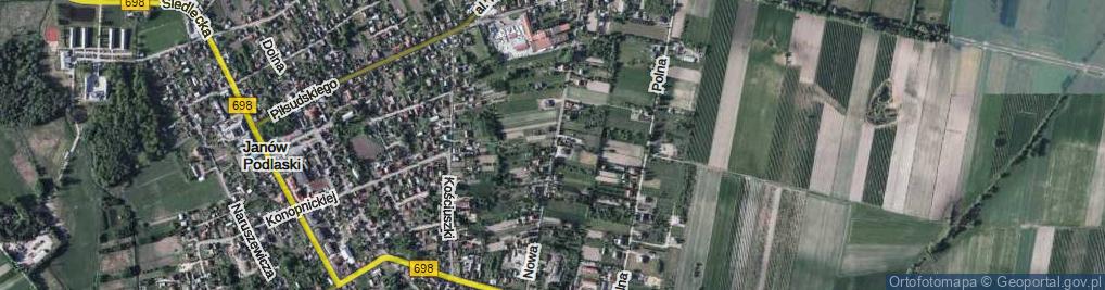 Zdjęcie satelitarne Nowa ul.